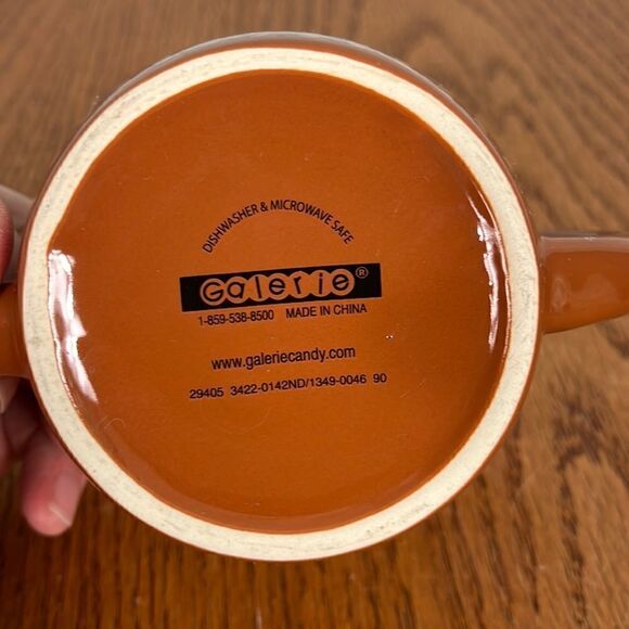 Sock Monkey Coffee Mug EUC 2 handles So Cute! - Picture 2 of 3